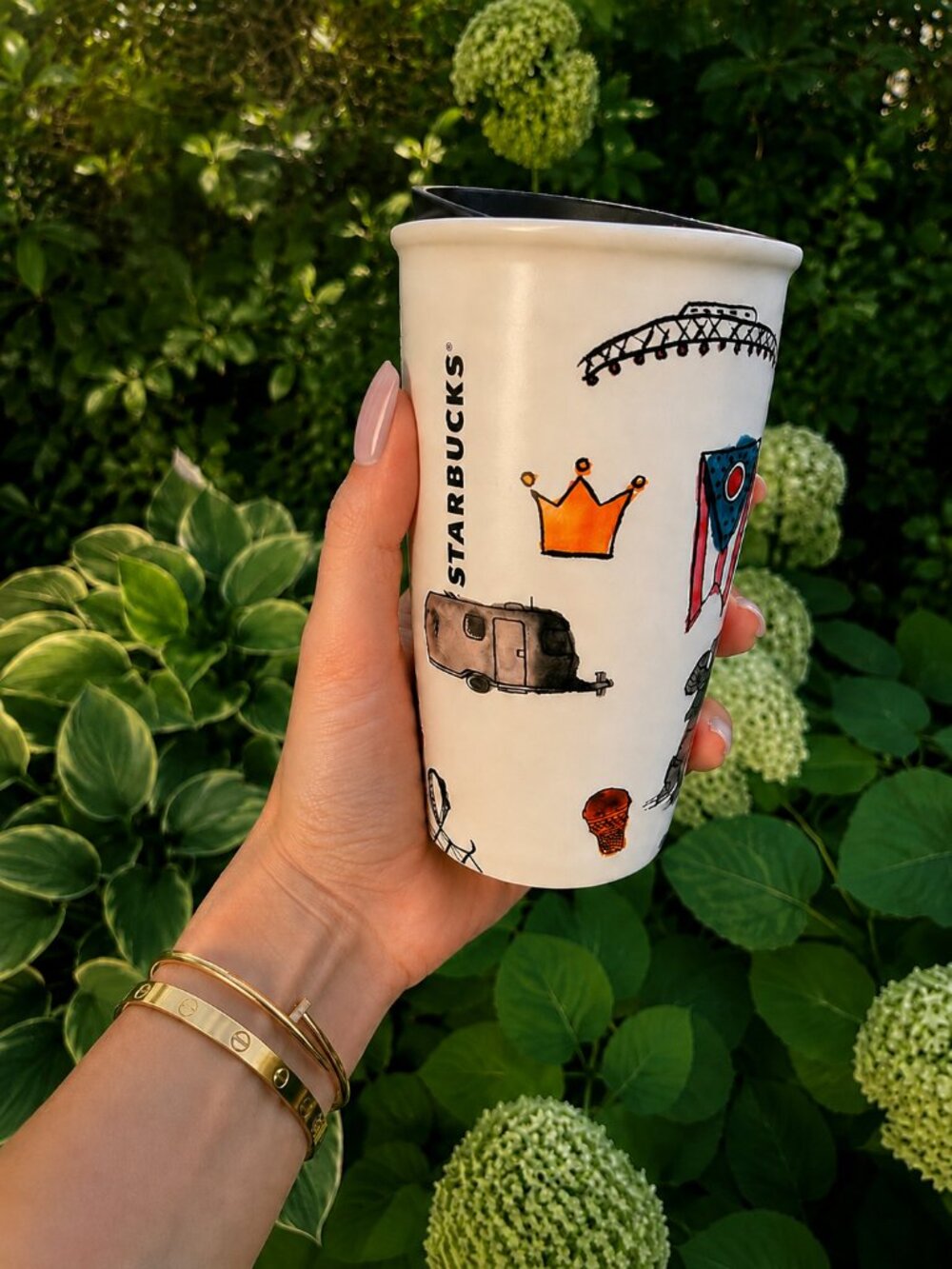Starbucks Ohio Limited Edition Tumbler Travel Mug with Lid 2017